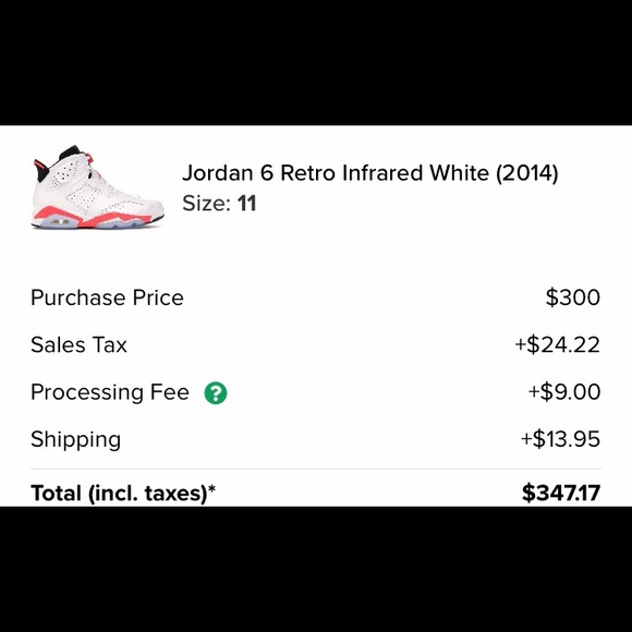 Jordan 6 Retro white infrared 2014 - Picture 9 of 9